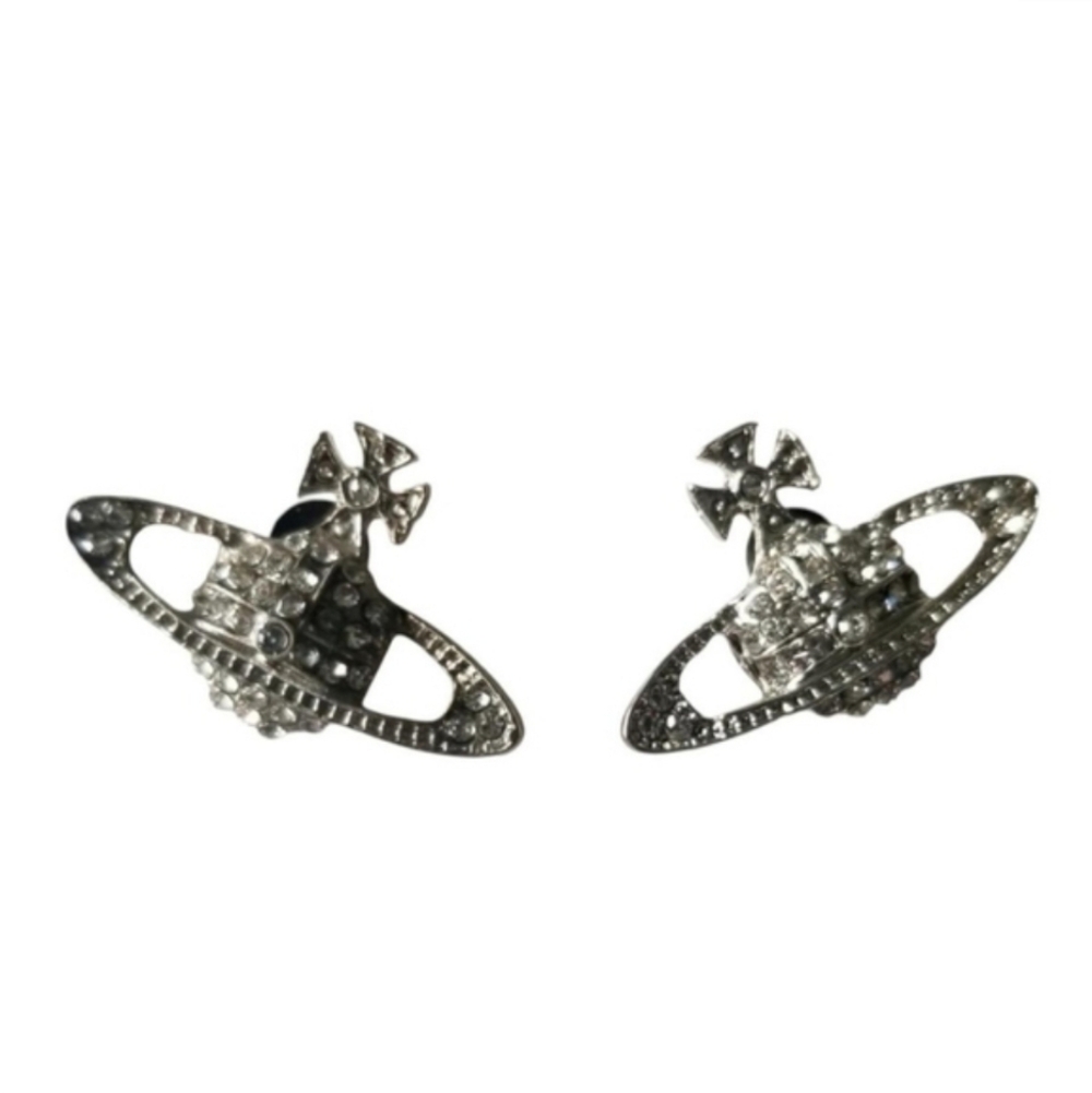 Rhinestone Orb Earrings